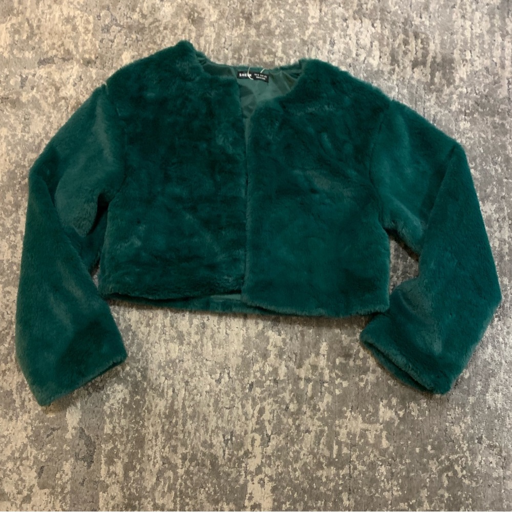 Faux fur jacket